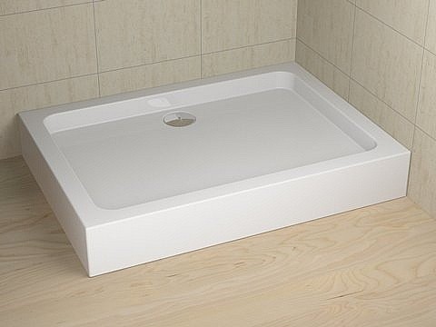 Cadita de dus dreptunghiulara Radaway Laros D 100x90 cm