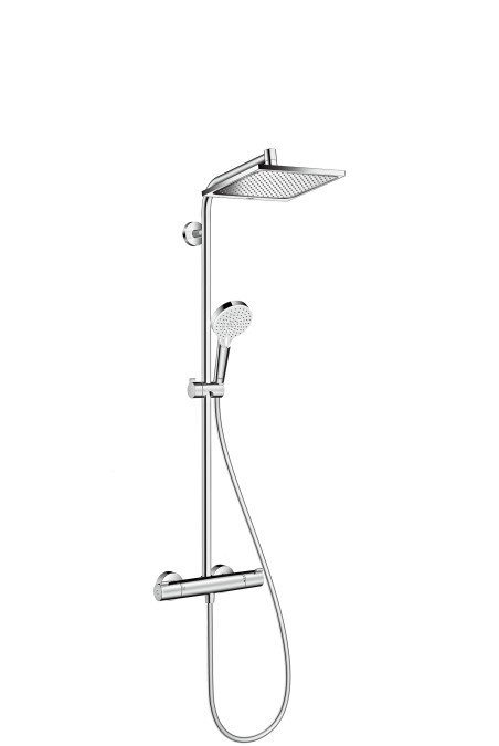 Coloana de dus Hansgrohe Crometta E240 1 jet cu baterie termostatata crom