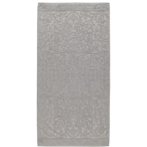 Prosop baie Cawo Ambiente Ornament 70 x 140 cm Silver