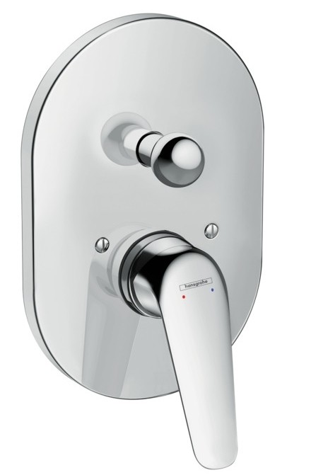 Baterie cada - dus Hansgrohe Novus cu montaj incastrat necesita corp ingropat 31741180