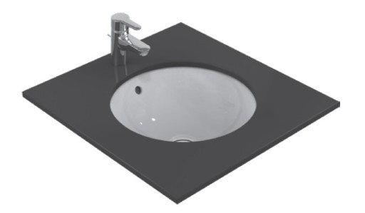 Lavoar Ideal Standard Connect Sphere 48x48cm montare sub blat
