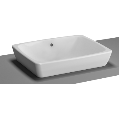 Lavoar tip bol Vitra Metropole 50x40cm fara orificiu baterie fara preaplin montare in blat