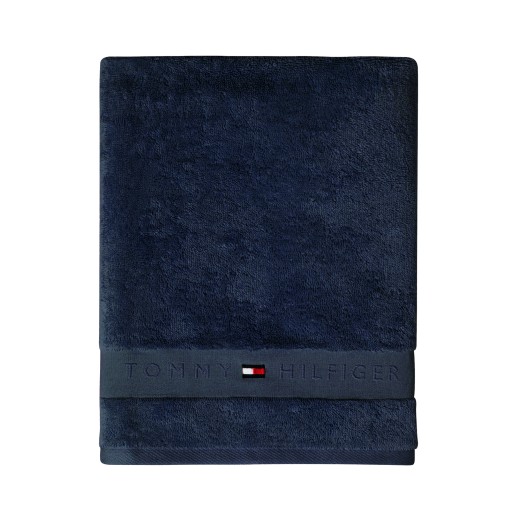 Prosop baie Tommy Hilfiger Plain 2 70x140cm Albastru Navy