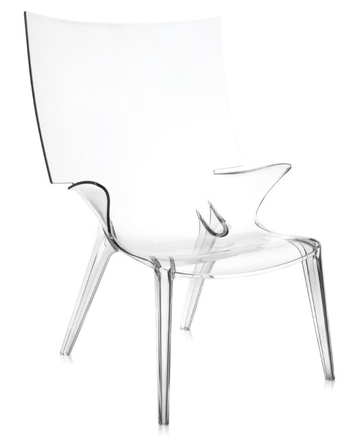 Scaun Kartell Uncle Jim design Philippe Starck transparent