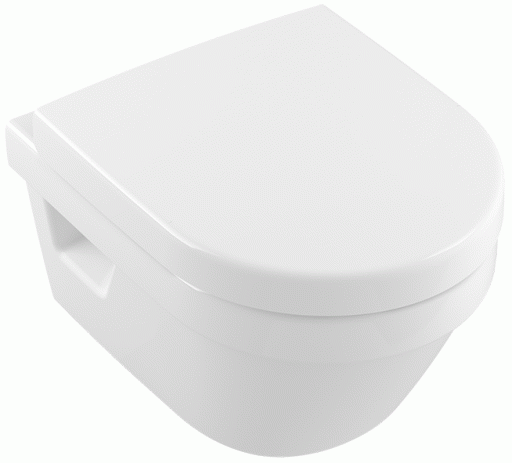 Set vas WC suspendat Villeroy & Boch Architectura Compact cu capac inchidere lenta