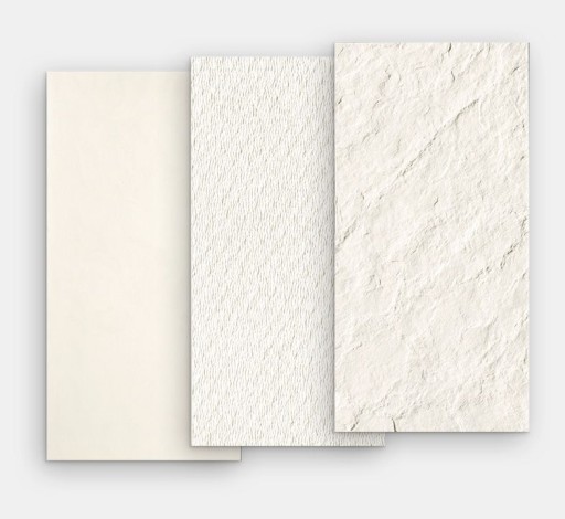 Gresie portelanata rectificata FMG Pietre Trax 60x30cm 10mm White Naturale