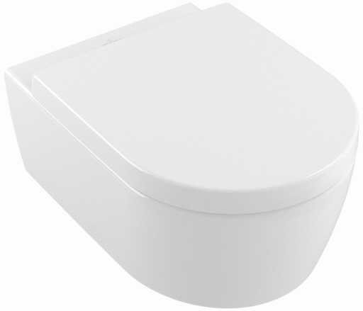 Set vas WC suspendat Villeroy & Boch Avento DirectFlush cu capac inchidere lenta