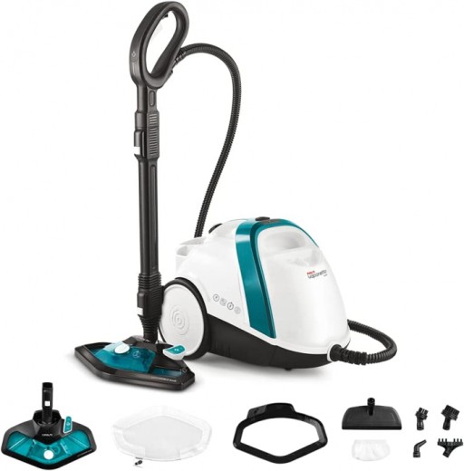 Aparat de Curatat cu Abur Vaporetto Smart 100_T, 1500 W, 2 l, 4 Bar, 110 gr min, Alb Albastru