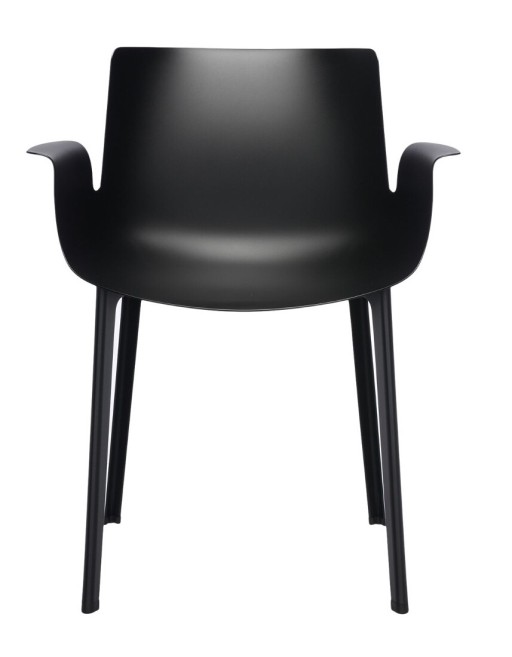 Scaun Kartell Piuma design Piero Lissoni negru