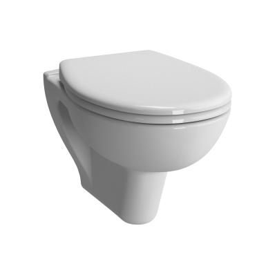 Set vas WC suspendat Vitra S10 Rim-Ex 52cm si capac inchidere lenta