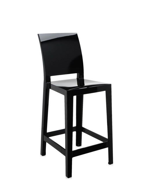 Scaun inalt Kartell One More Please design Philippe Starck 65cm negru