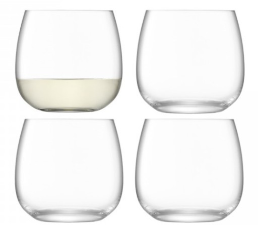 Set 4 pahare LSA International Borough Stemless 370ml