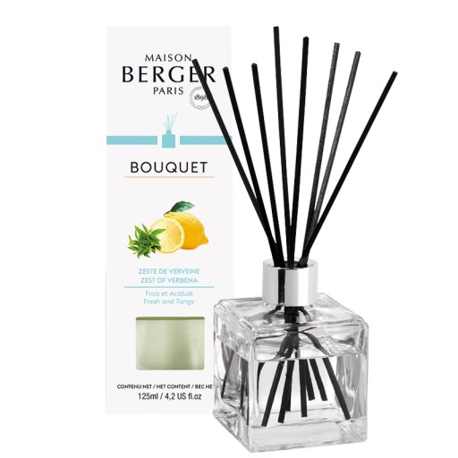 Difuzor parfum camera Maison Berger Bouquet Parfume Cube Zeste de Verveine 125ml