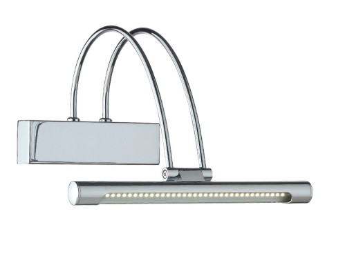 Aplica perete Ideal Lux Bow AP D26 LED 2.5W 26x18cm IP20 crom