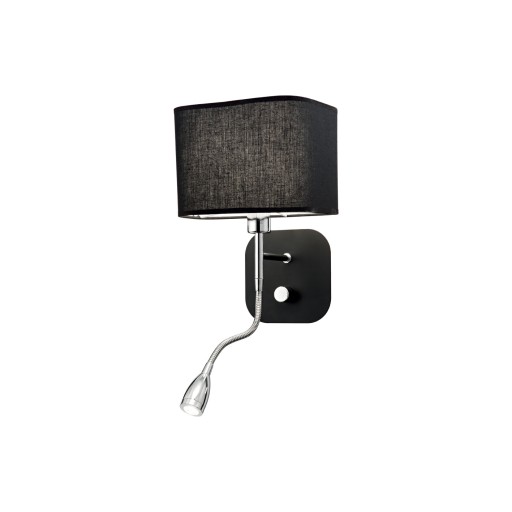 Aplica Ideal Lux Holiday AP2 1x40W 18x40cm negru