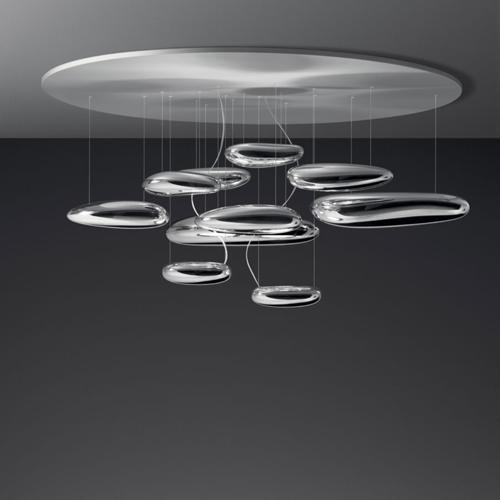 Plafoniera Artemide Mercury design Ross Lovegrove LED 29W Inox