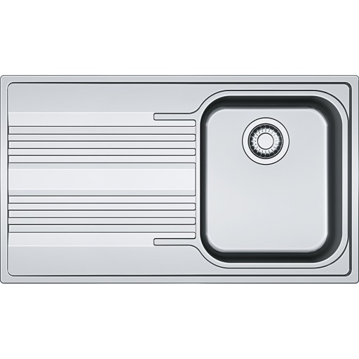 Chiuveta bucatarie Franke Smart SRX 611-86 slim picurator stanga 860x500mm inox lucios