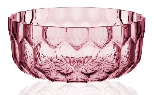Bol Kartell Jellies Family design Patricia Urquiola 32cm roz transparent