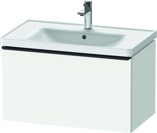 Dulap baza Duravit D-Neo cu 1 sertar pentru lavoar 80cm White Matt Decor