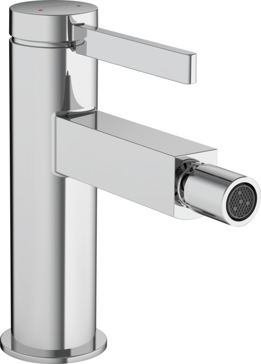 Baterie bideu Hansgrohe Finoris ventil push-open crom