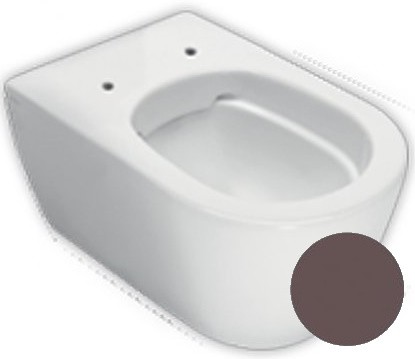 Vas wc suspendat Hatria Fusion PureRim antracit
