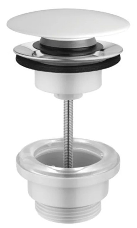 Ventil click-clack pentru lavoare Hatria capac ceramic alb