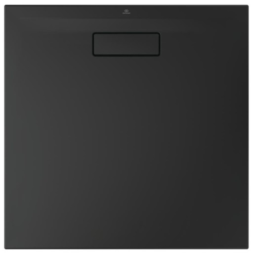 Cadita de dus joasa patrata Ideal Standard Ultra Flat New 80x80cm acril negru mat