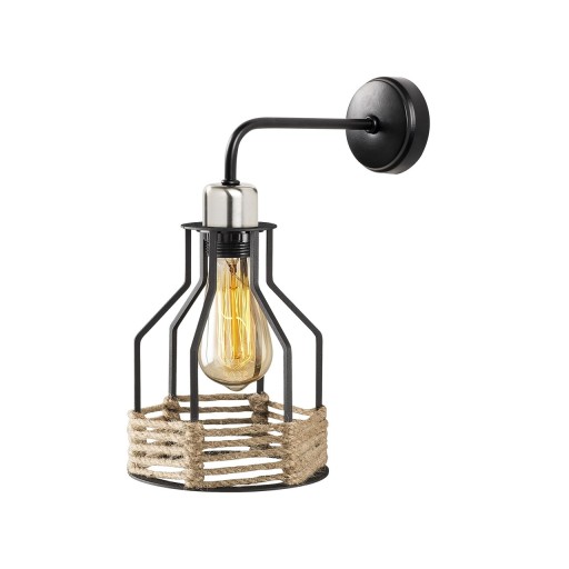 Lampa de perete Opviq Fiko, 27x33 cm, E27, 100 W, negru