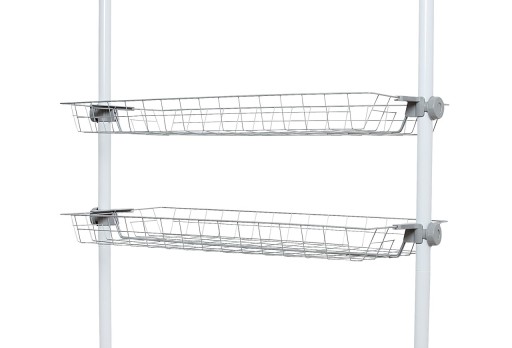 Set 2 cosuri, Wenko, Herkules, 38 x 8 x 94 cm, inox/plastic/polipropilena