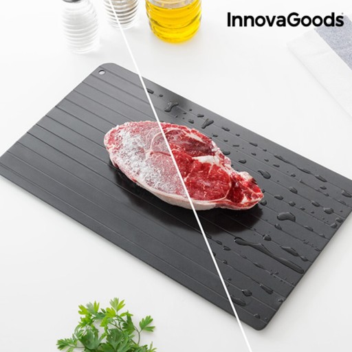 Tava pentru decongelare rapida InnovaGoods, 35x20.5 cm, aliaj