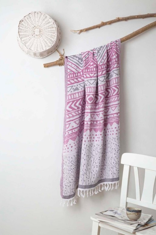 Prosop de plaja Malvina, Irya Home, 90x175 cm, multicolor