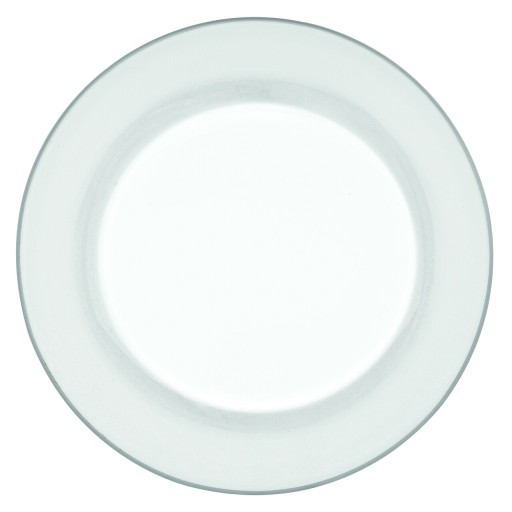Farfurie plata, Vidivi, Rialto, 22 cm Ø, sticla, transparent