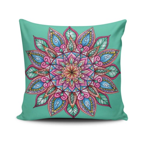 Fata de perna MANDALA-11, Spiffy, amestec bumbac, 43x43 cm, multicolor