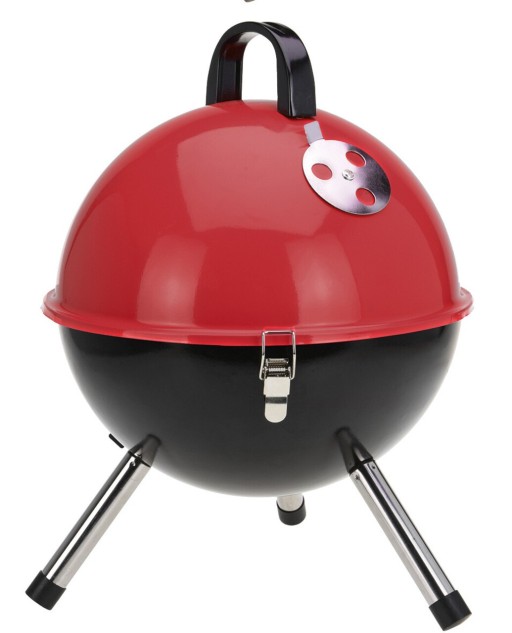 Gratar BBq Ball, Ø31 cm, metal, rosu/negru