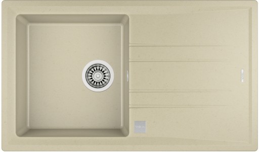 Chiuveta bucatarie Teka Stone 50B TG 1B 1D TB 860x510mm tegranit TopasBeige