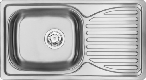 Chiuveta bucatarie inox cu picurator crom Deante, Doppio