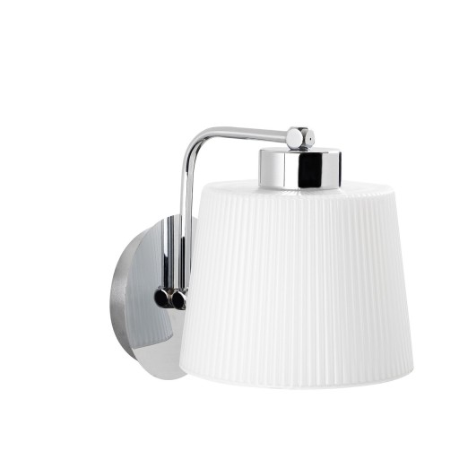 Aplica de perete Kemer N-272, Noor, 19 x 20 cm, 1 x E27, 100W, argintiu