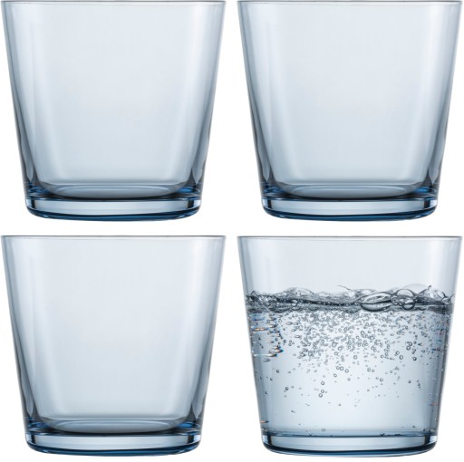Set 4 pahare apa Zwiesel Glas Together cristal Tritan 367ml smoke blue