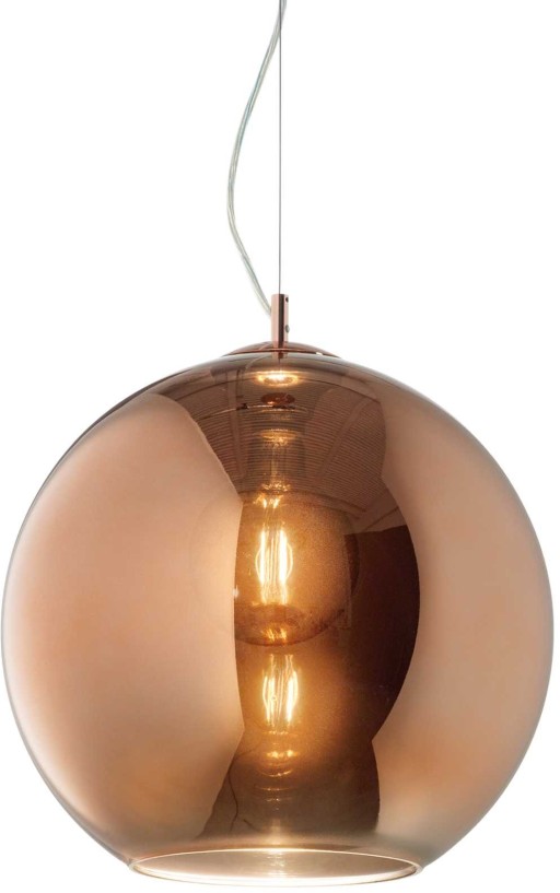 Suspensie Ideal Lux Nemo SP1 D40 max 1x60W E27 d40cm cupru