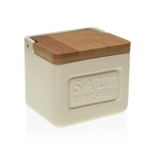 Recipient pentru sare Salt Everyday, Versa, 11.5 x 9.5 x 10.5 cm, ceramica
