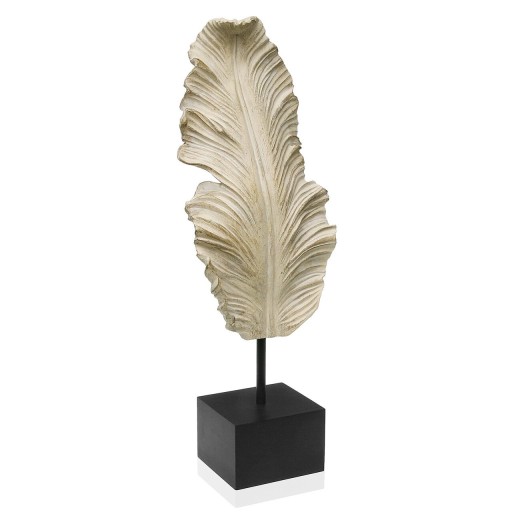 Decoratiune Herrera Leaf, Versa, 18 x 8 x 56 cm, polirasina