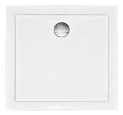 Cadita de dus patrata Besco Aquarius Slim 80x80cm