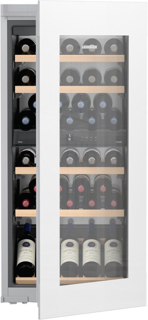Vitrina de vinuri incorporabila Liebherr Vinidor EWTgw 2383 51 sticle Super Silent usa sticla clasa G alb
