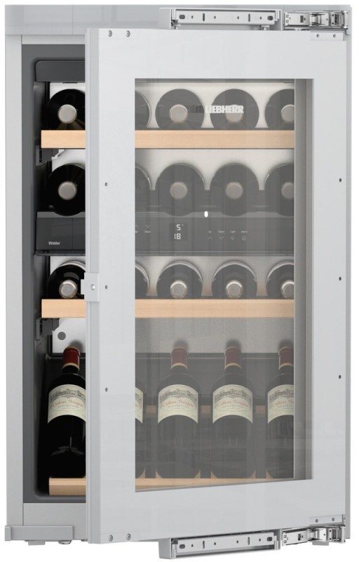 Vitrina de vinuri incorporabila Liebherr Vinidor EWTdf 1653 30 sticle Super Silent usa sticla clasa G