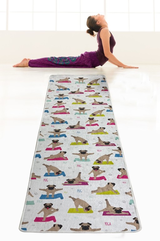 Saltea fitness/yoga/pilates Akarna Djt, Chilai, 60x200 cm, poliester, multicolor