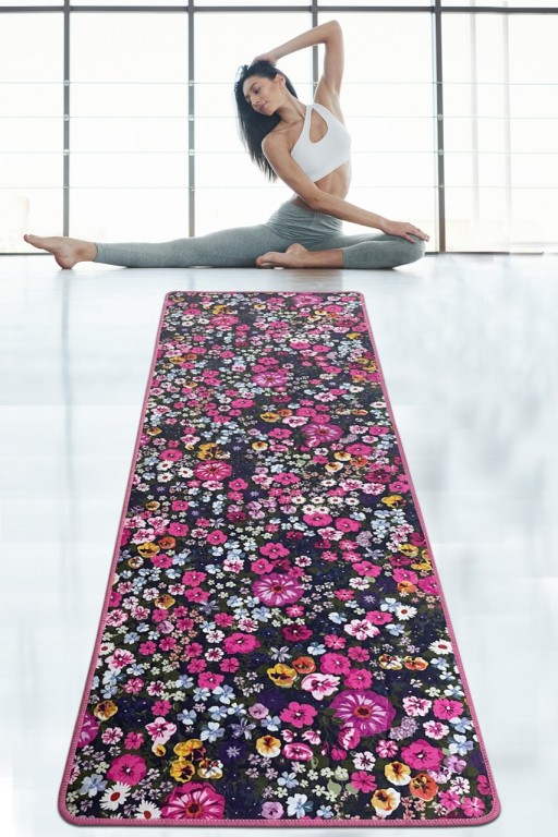 Saltea fitness/yoga/pilates Antoryum Djt, Chilai, 60x200 cm, poliester, multicolor