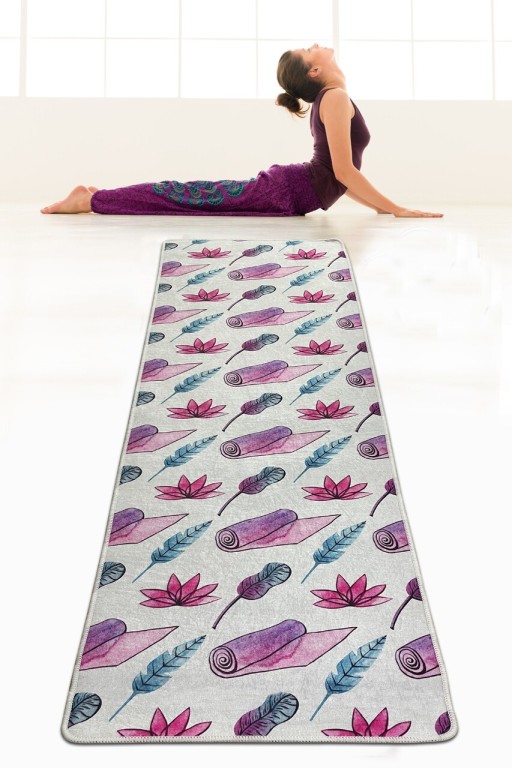 Saltea fitness/yoga/pilates Marich Djt, Chilai, 60x200 cm, poliester, multicolor