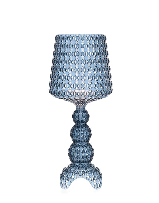 Veioza Kartell Mini Kabuki design Ferruccio Laviani LED 8.4W h70cm bleu