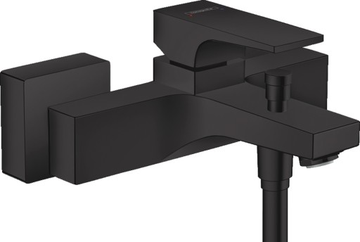 Baterie cada Hansgrohe Metropol proiectie 18cm negru mat