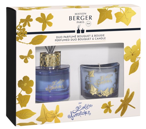 Set Maison Berger Duo Lolita Lempicka Blue Bouquet Parfume 80ml + lumanare parfumata 80g